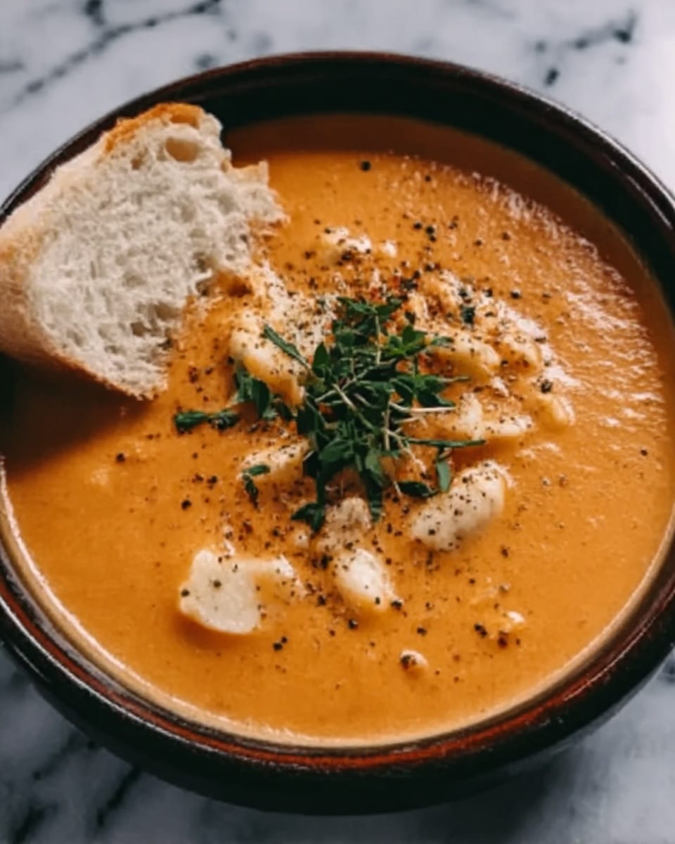 Creamy Chunky Tomato Soup Recipe - Recipe Image