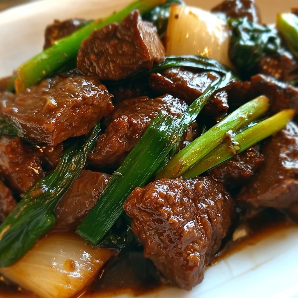 Oyster Sauce Beef & Onion Stir-Fry Recipe - Recipe Image