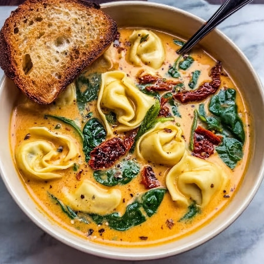 Creamy Tuscan Chicken Soup Recipe - Recipe Image