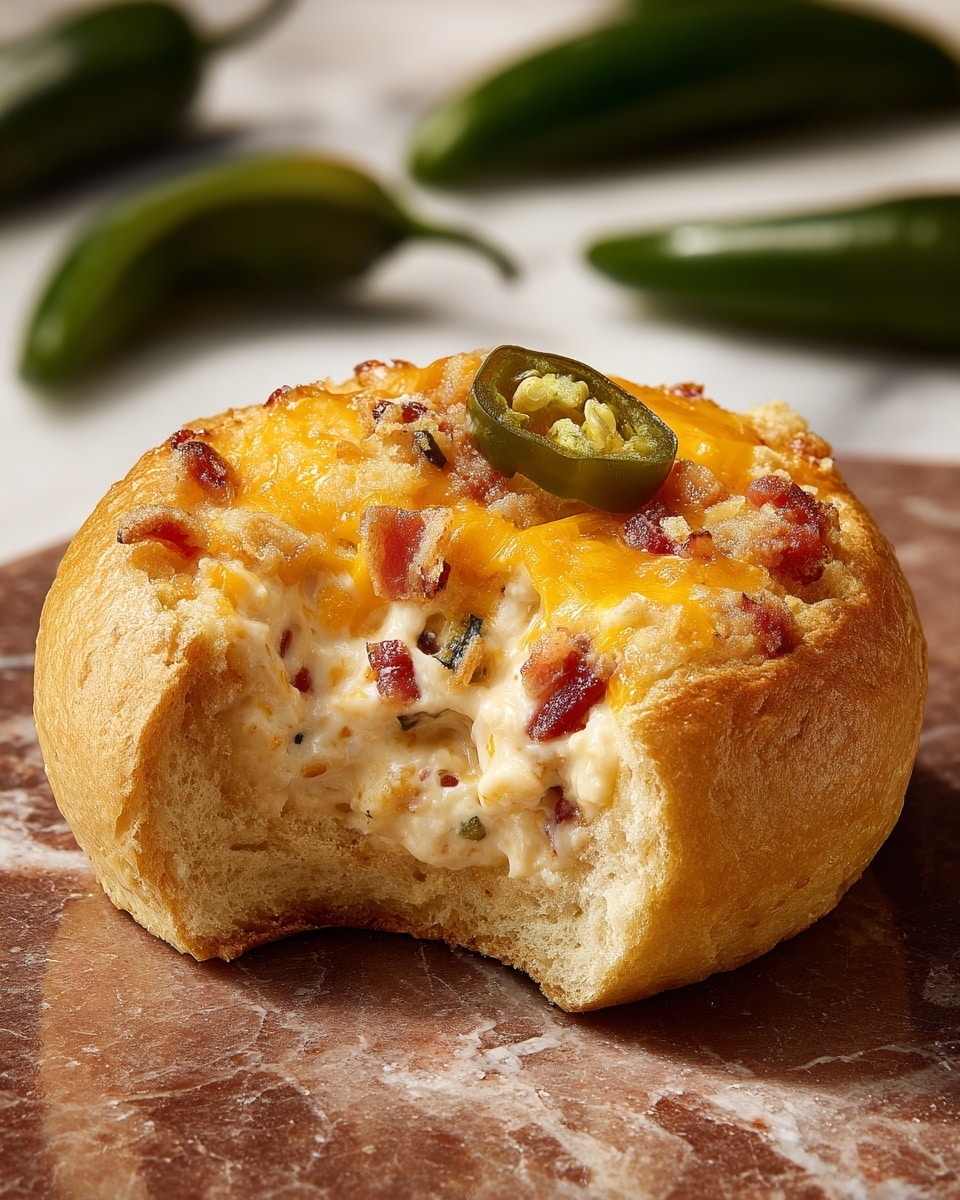 Jalapeño Popper Stuffed Rolls Recipe
