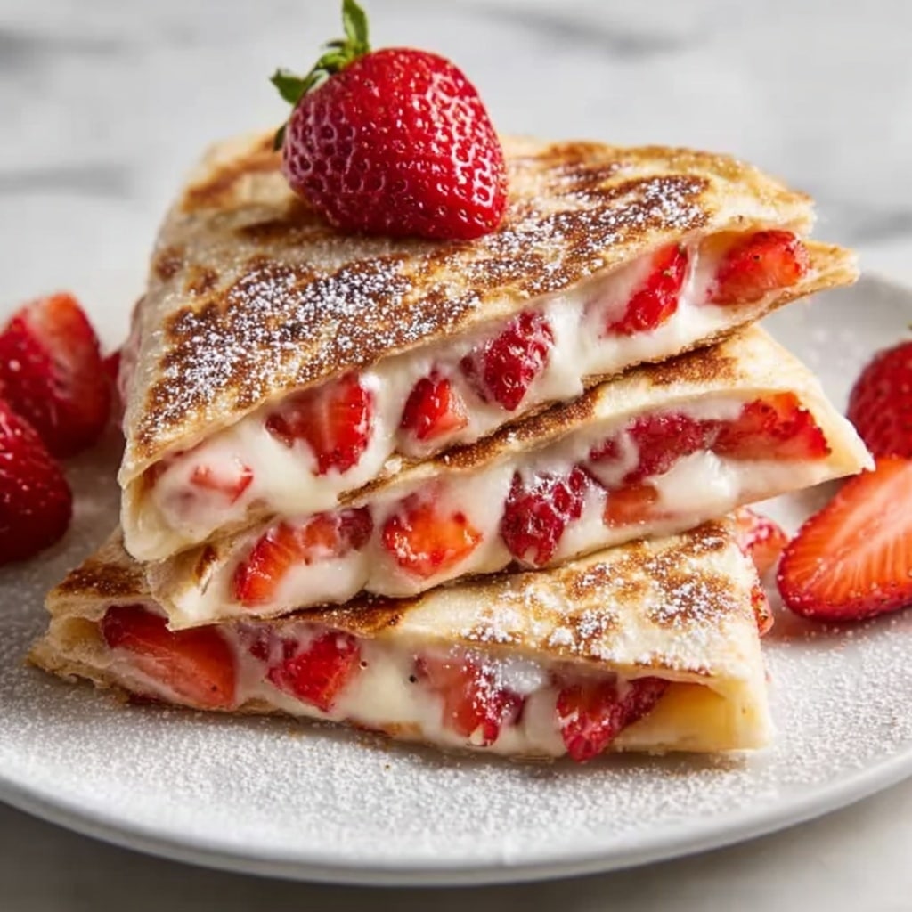 Strawberry Cheesecake Quesadilla Recipe