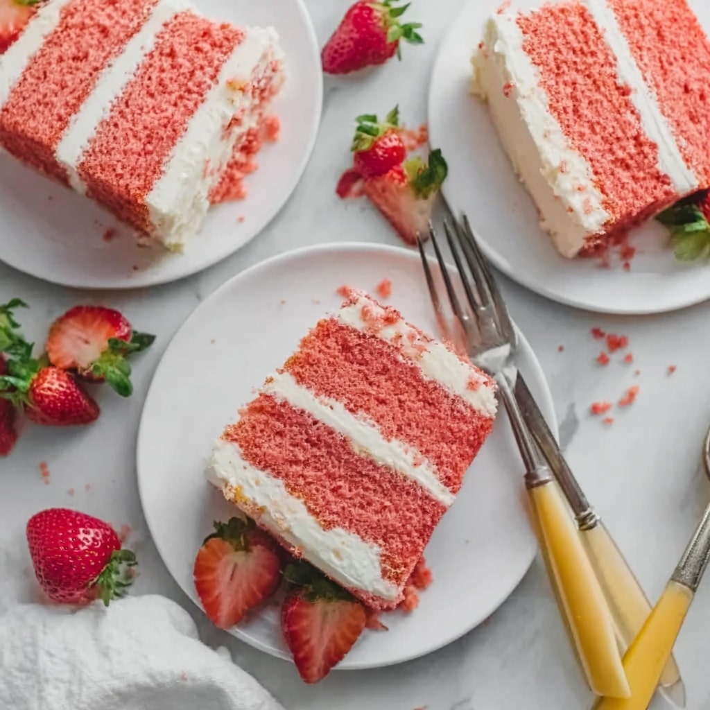 Strawberry Crunch Cake Recipe