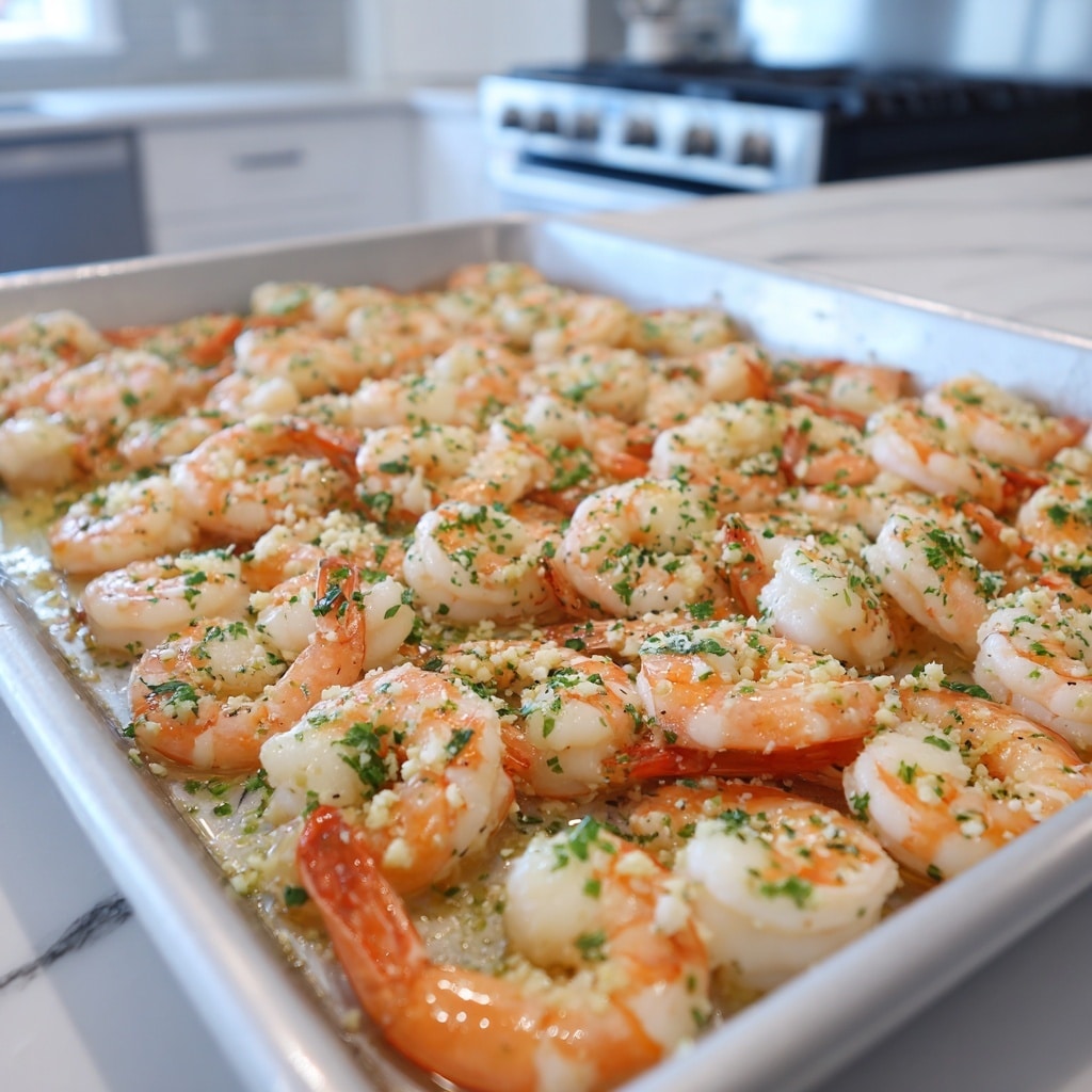 Garlic Parmesan Baked Shrimp Recipe