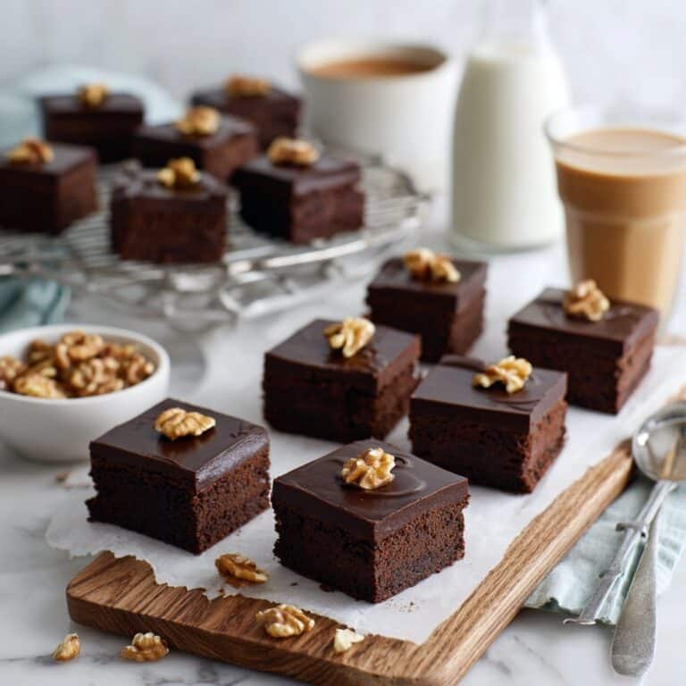 Chocolate Fudge Brownies with Walnuts Recipe