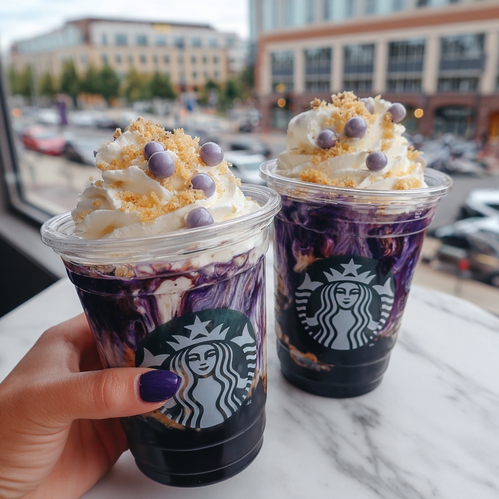 Blueberry Cheesecake Frappuccino Recipe - Recipe Image