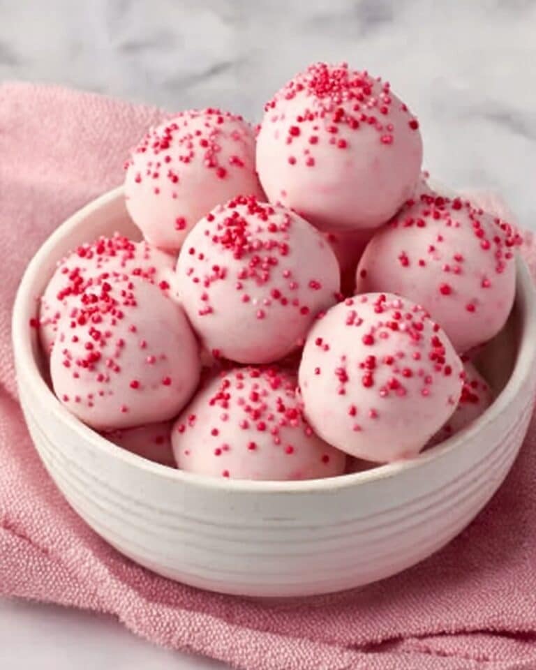 Strawberry Cake Balls Recipe