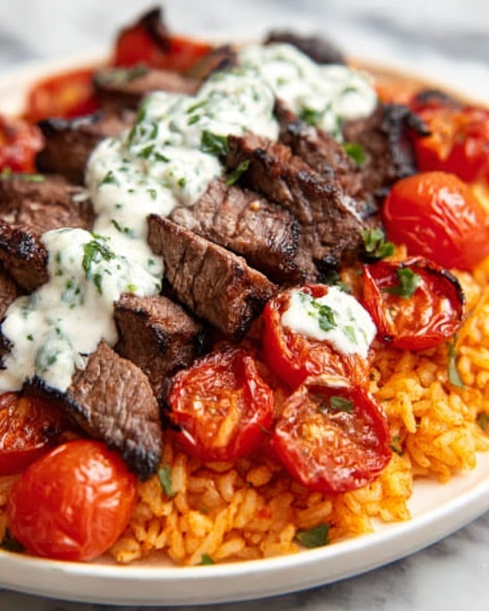 Steak & Queso Rice Recipe - Recipe Image