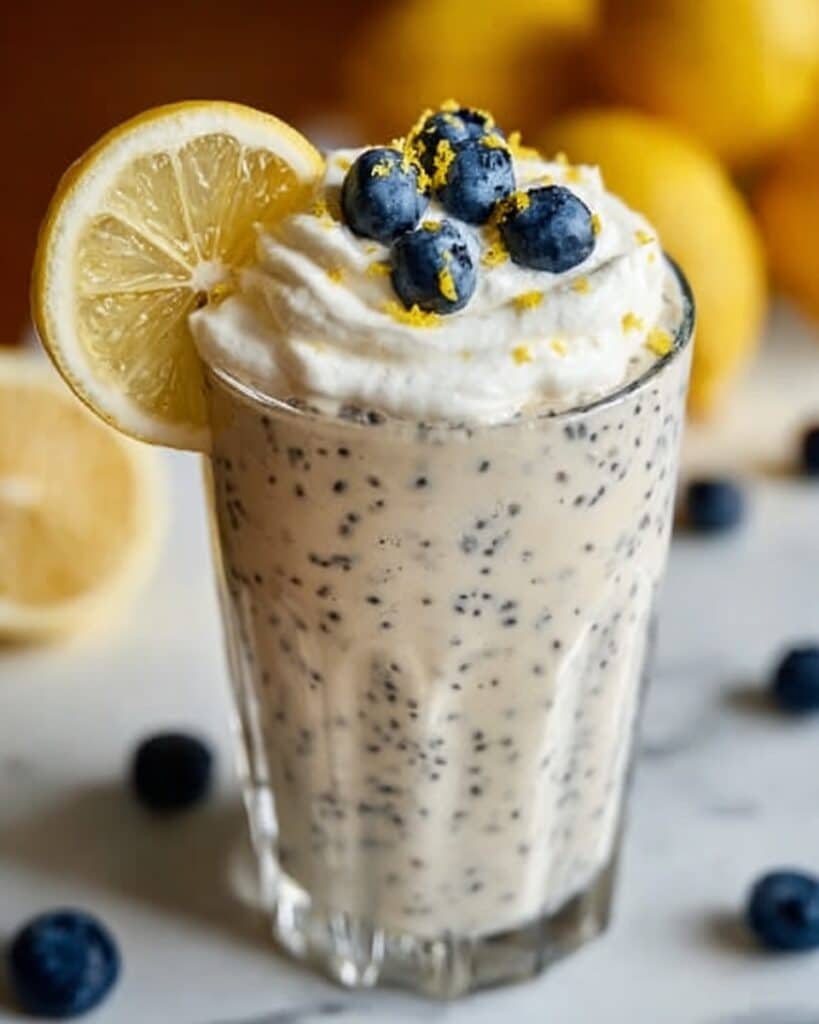 Vegan Lemon Poppy Seed Overnight Oats Recipe