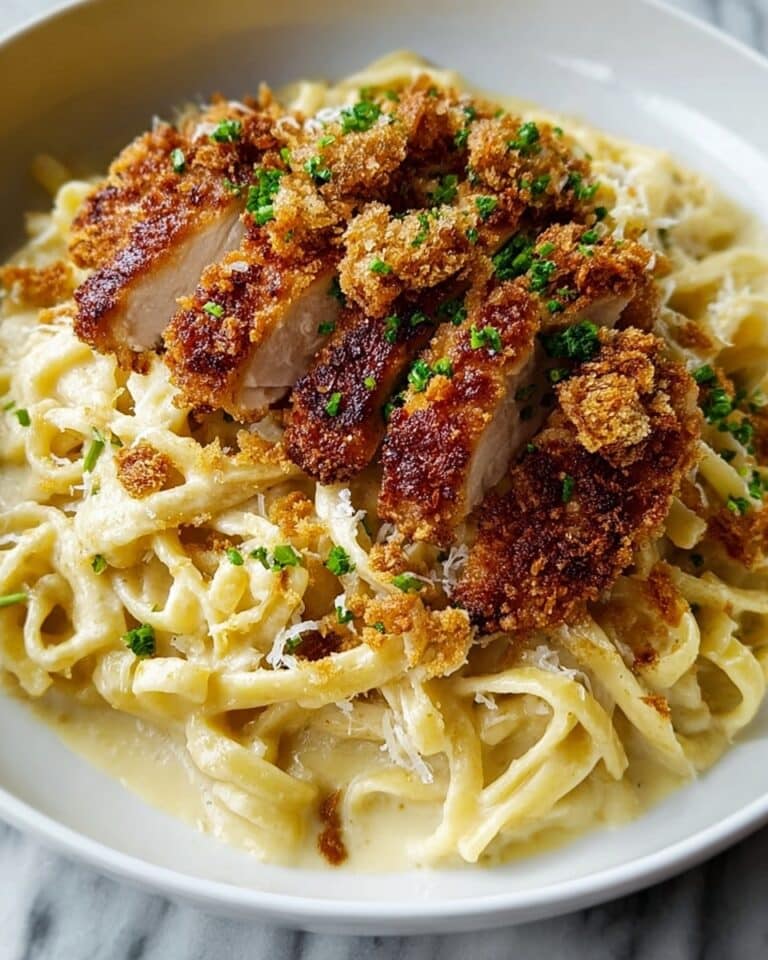 Crispy Chicken with Creamy Pasta Recipe