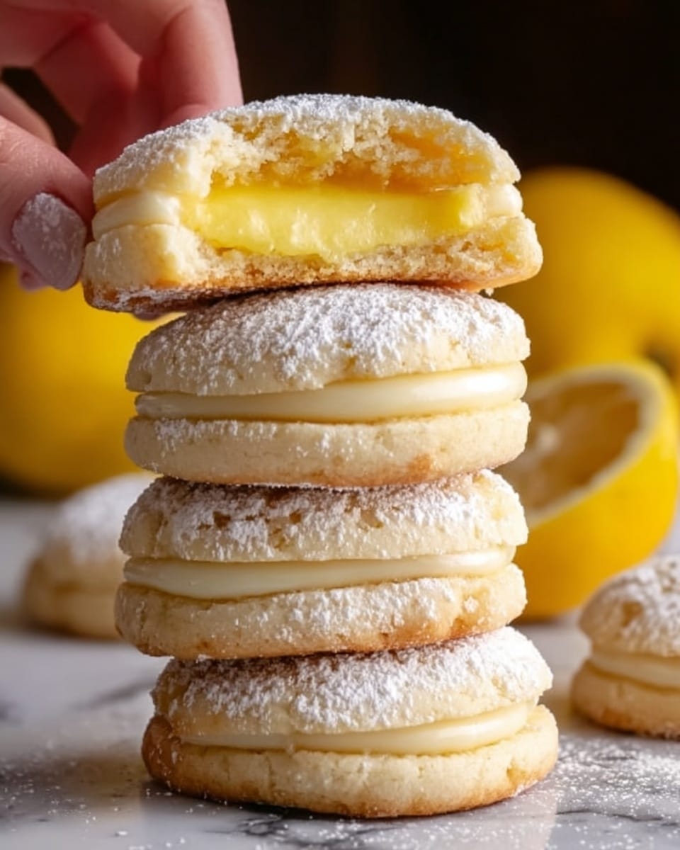 Stuffed Lemon Cookies Recipe - Recipe Image