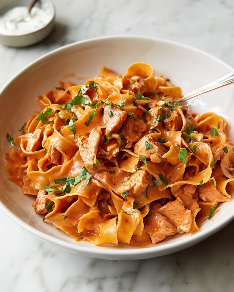 Cowboy Butter Chicken Linguine Recipe - Recipe Image