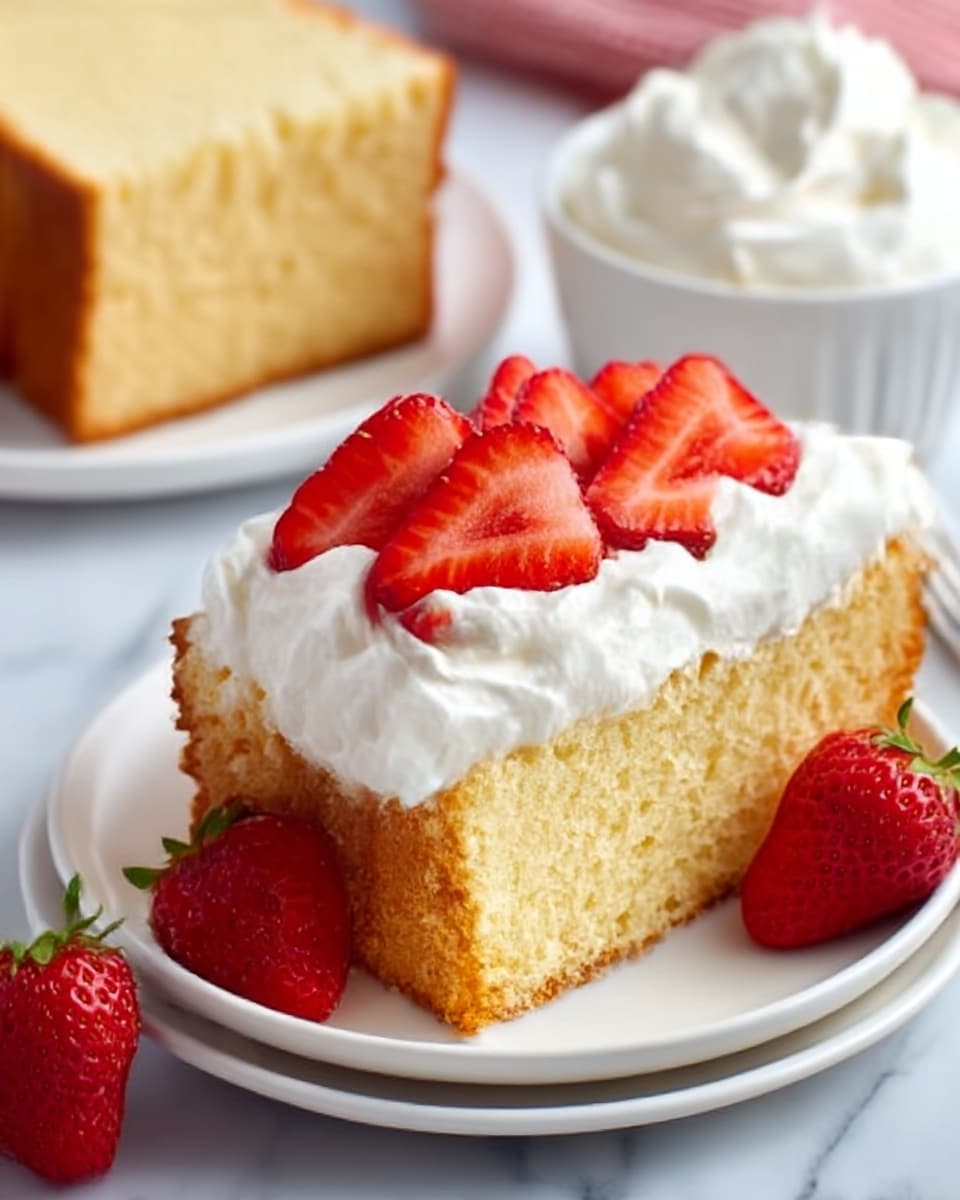 Strawberry Shortcake Made with Poundcake Recipe - Recipe Image