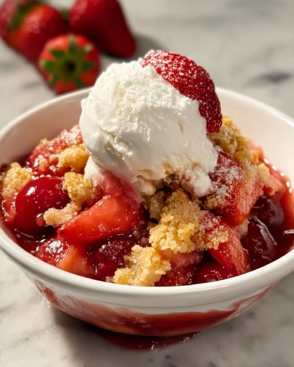 Easy Strawberry Cobbler Recipe - Recipe Image