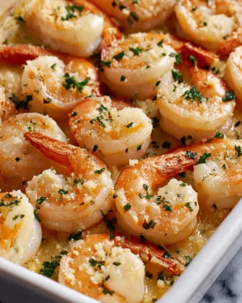Baked Garlic Parmesan Shrimp Recipe