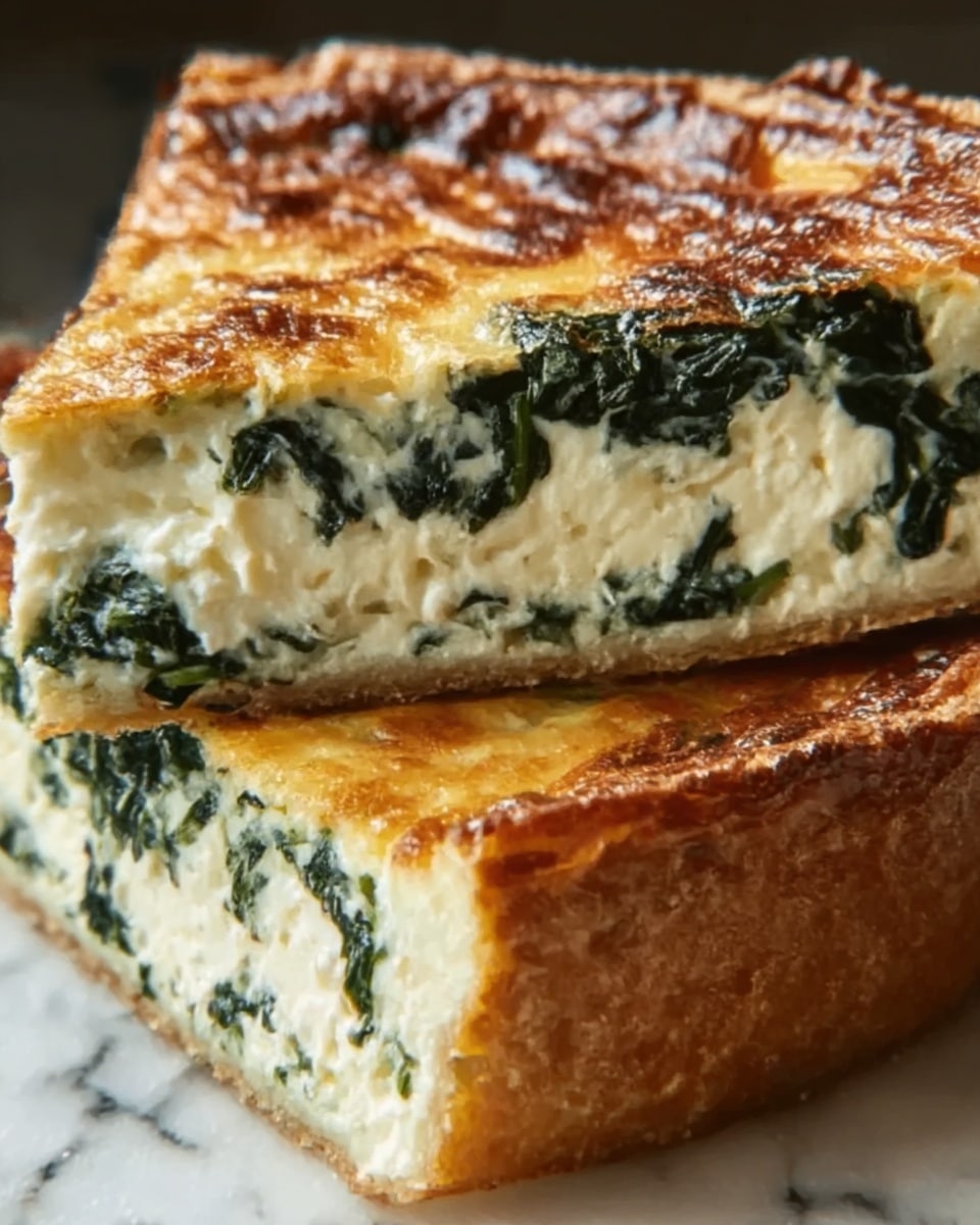 Easy Spinach Feta Baked Omelets Recipe - Recipe Image