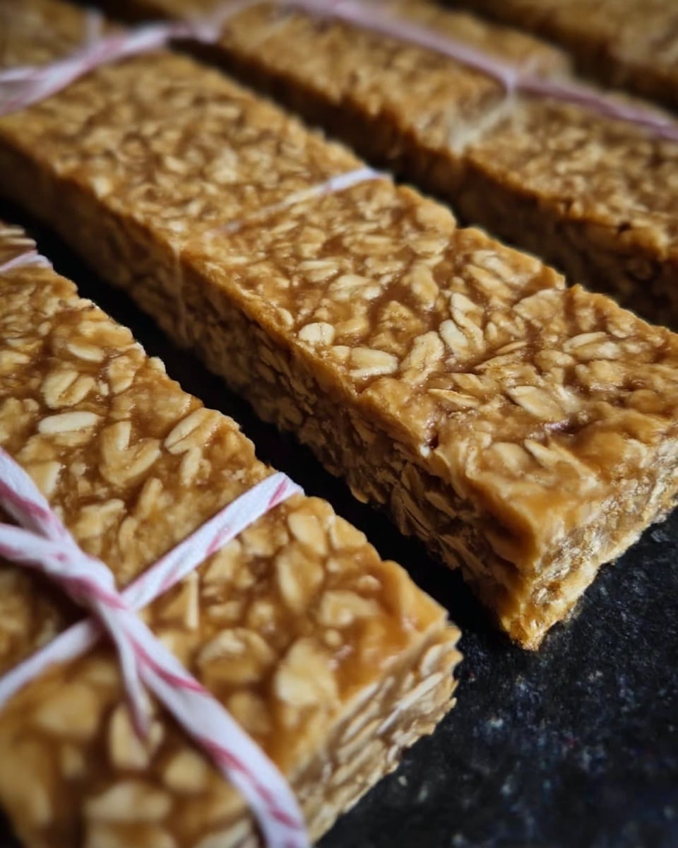 Easiest Microwave Chewy Peanut Butter Granola Bars Recipe - Recipe Image
