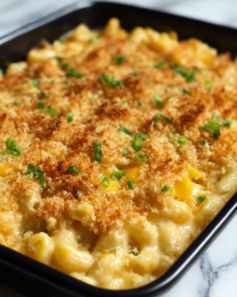 Loaded Mac & Cheese Corn Casserole Recipe