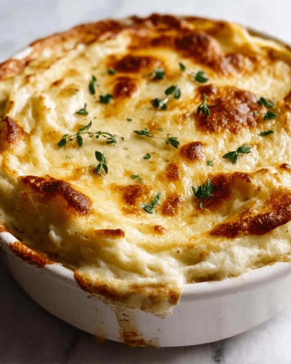 Creamiest Baked Mashed Potatoes Recipe - Recipe Image