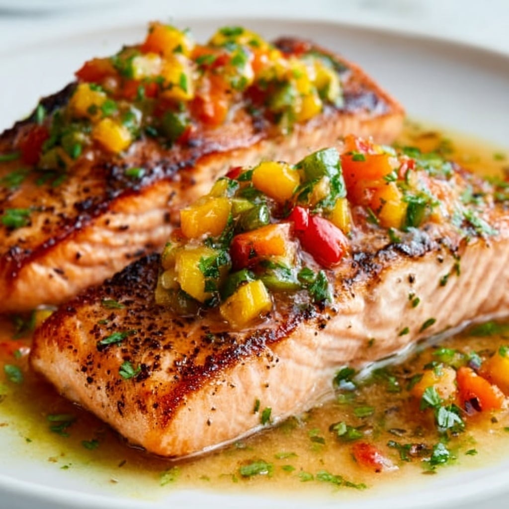 Marry Me Salmon with Sun-Dried Tomatoes and Creamy Parmesan Sauce Recipe