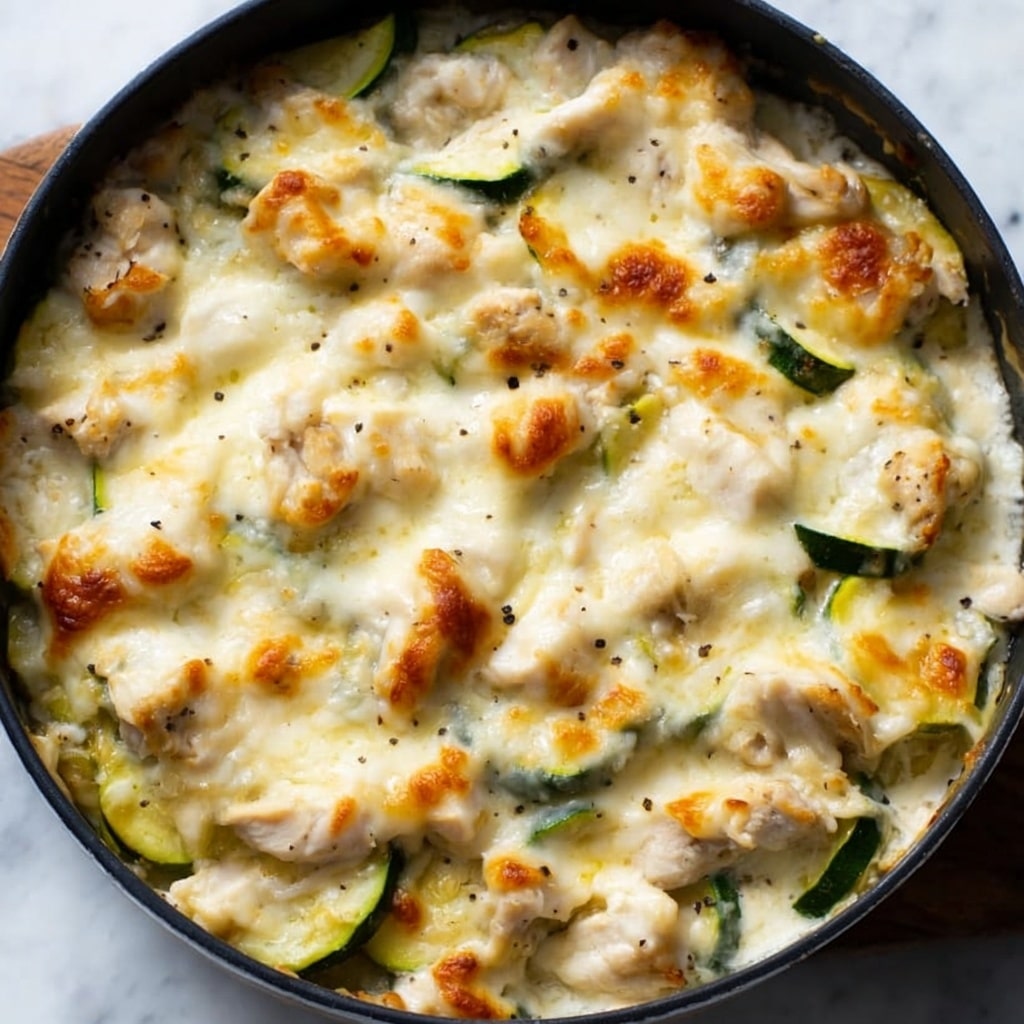 Cheesy Chicken Zucchini Casserole Recipe - Recipe Image
