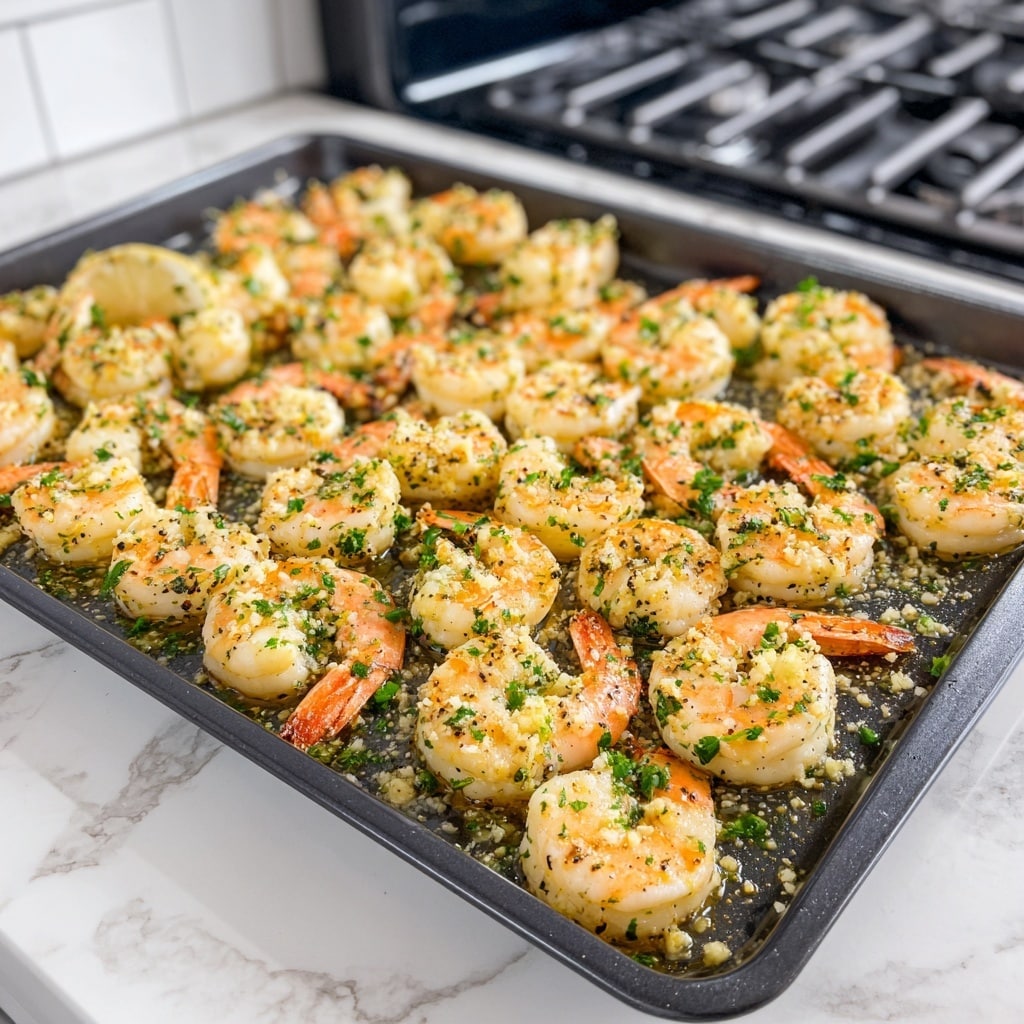 Garlic Parmesan Baked Shrimp Recipe - Recipe Image