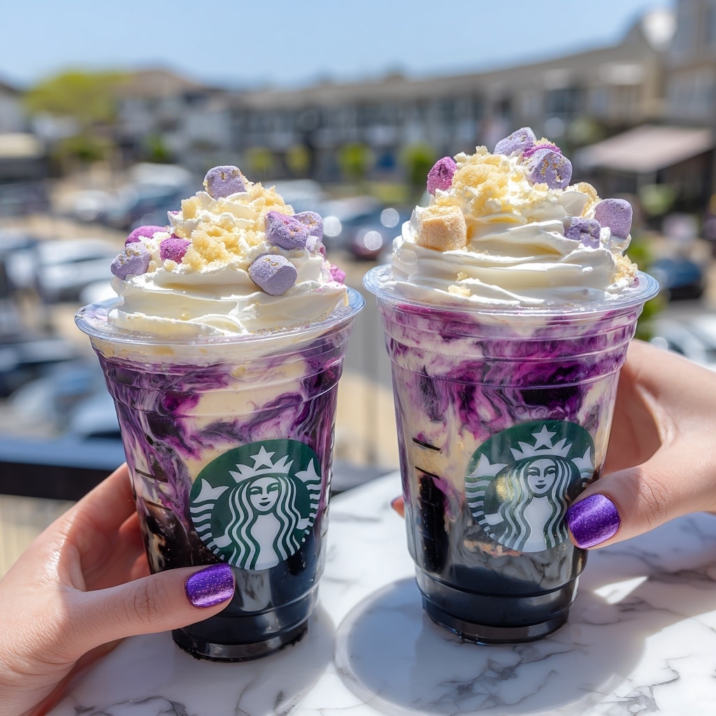 Blueberry Cheesecake Frappuccino Recipe - Recipe Image