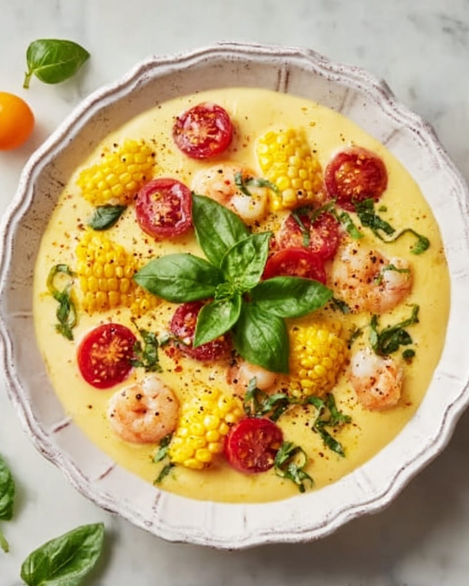 Summer Sweet Corn Gazpacho Recipe