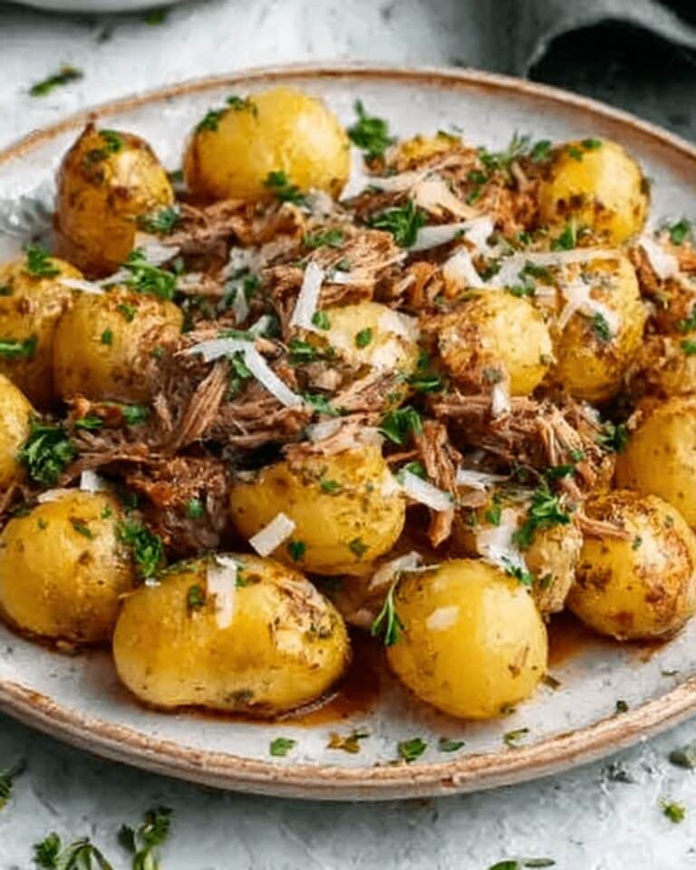 Garlic Parmesan Crockpot Chicken and Potatoes Recipe