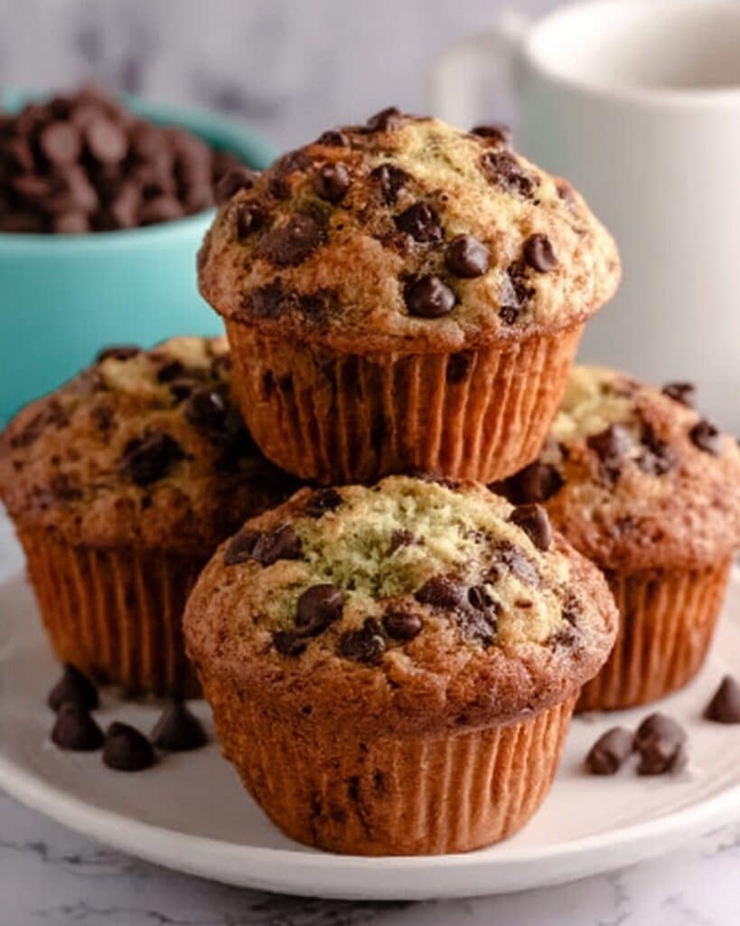 Chocolate Chip Zucchini Muffins Recipe