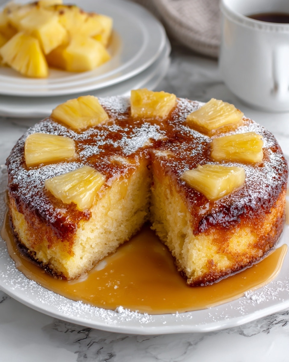 Pineapple Juice Cake with Pineapple Glaze Recipe - Recipe Image