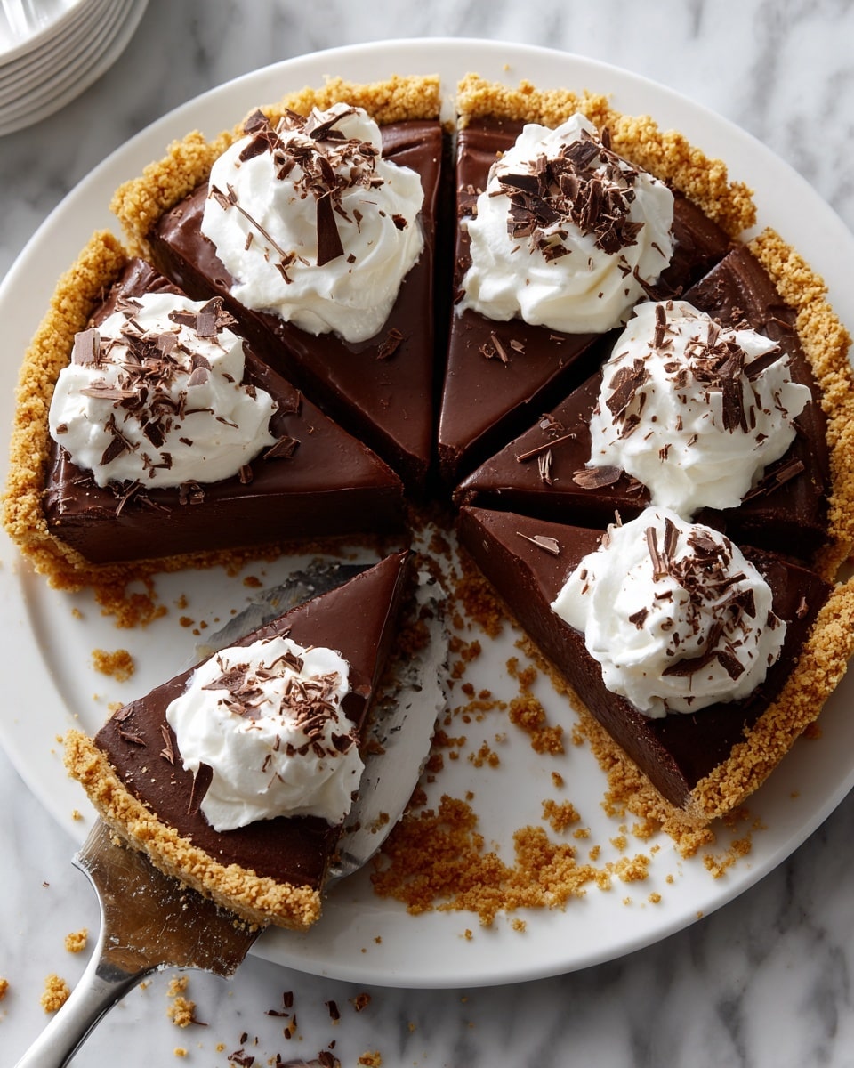 Fudgy Chocolate Brownie Pie Recipe - Recipe Image