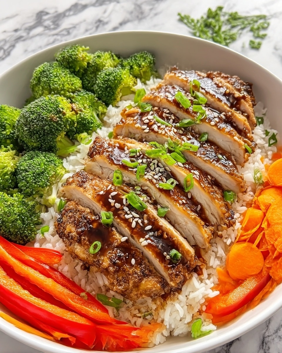 Teriyaki Chicken Bowls Recipe - Recipe Image