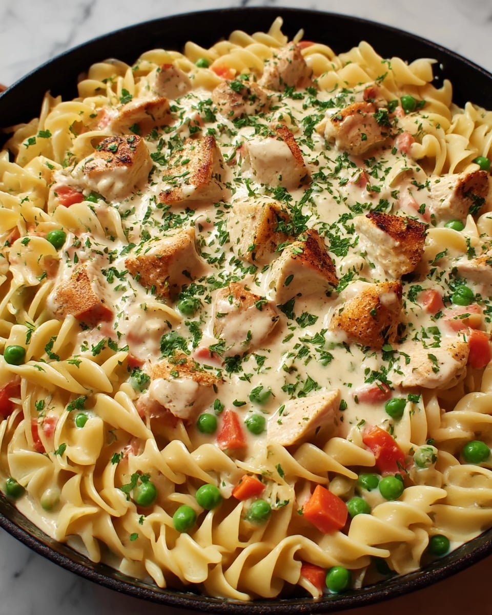 Creamy Chicken Pasta Pot Recipe - Recipe Image