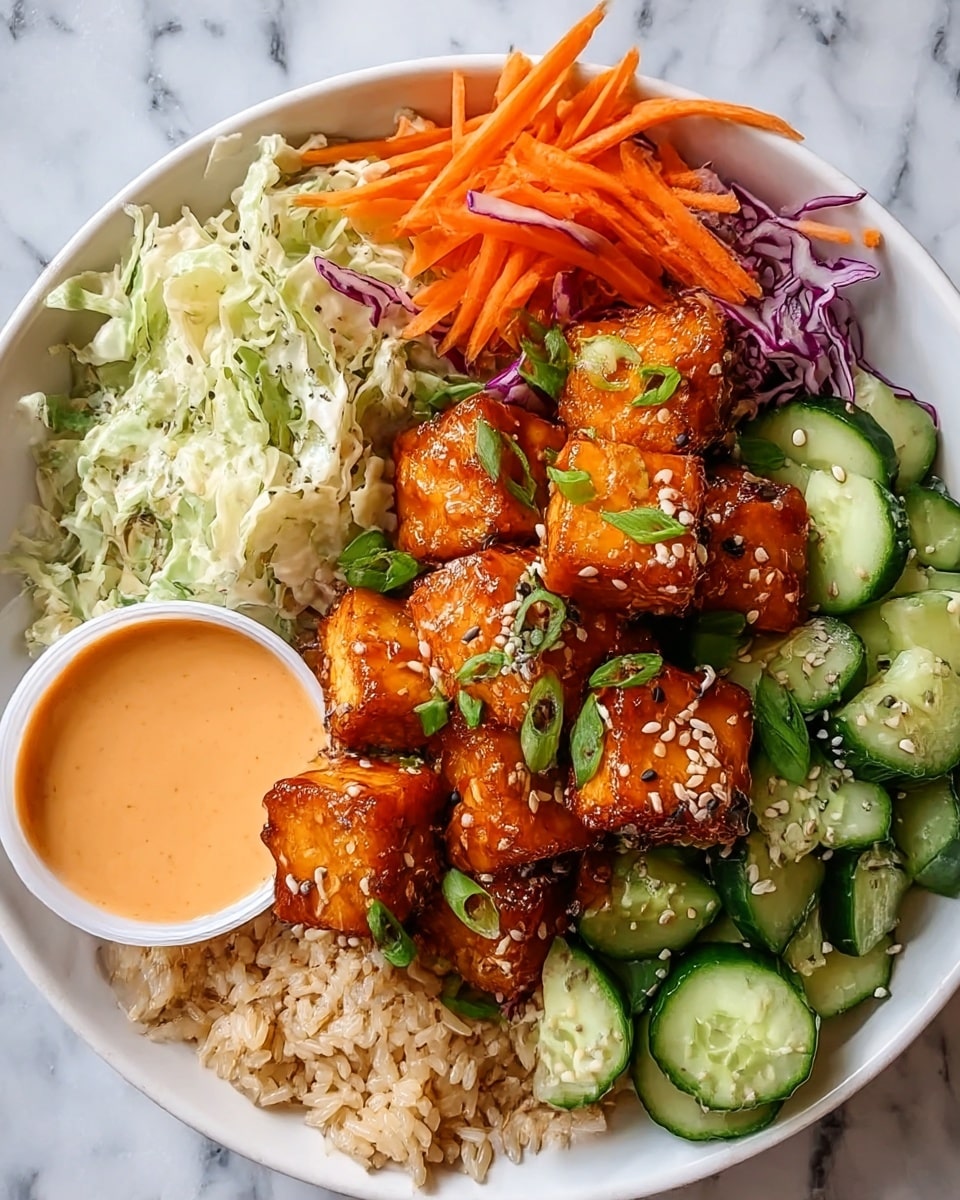 Bang Bang Salmon Bites Bowls Recipe - Recipe Image