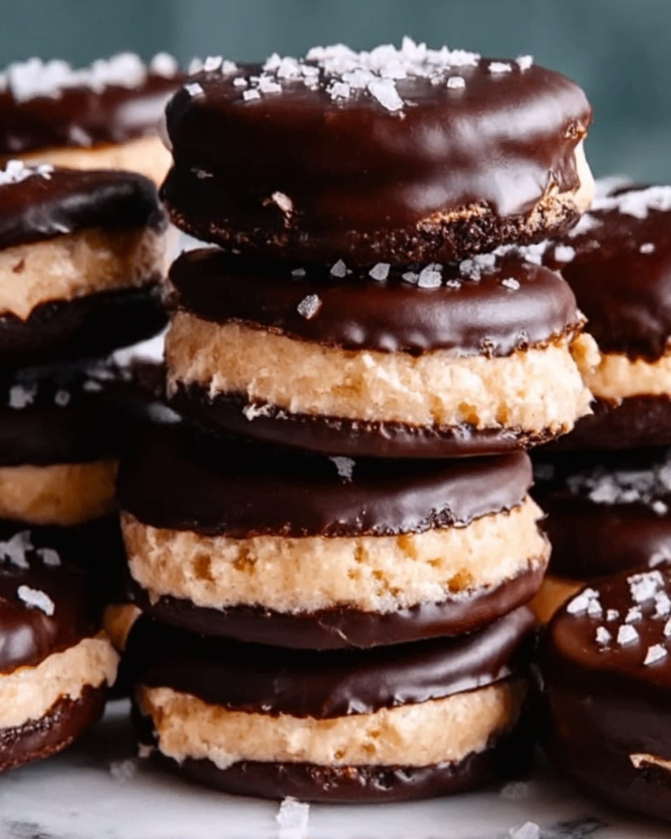 Elsa’s Chocolate Dipped Macaroons Recipe - Recipe Image