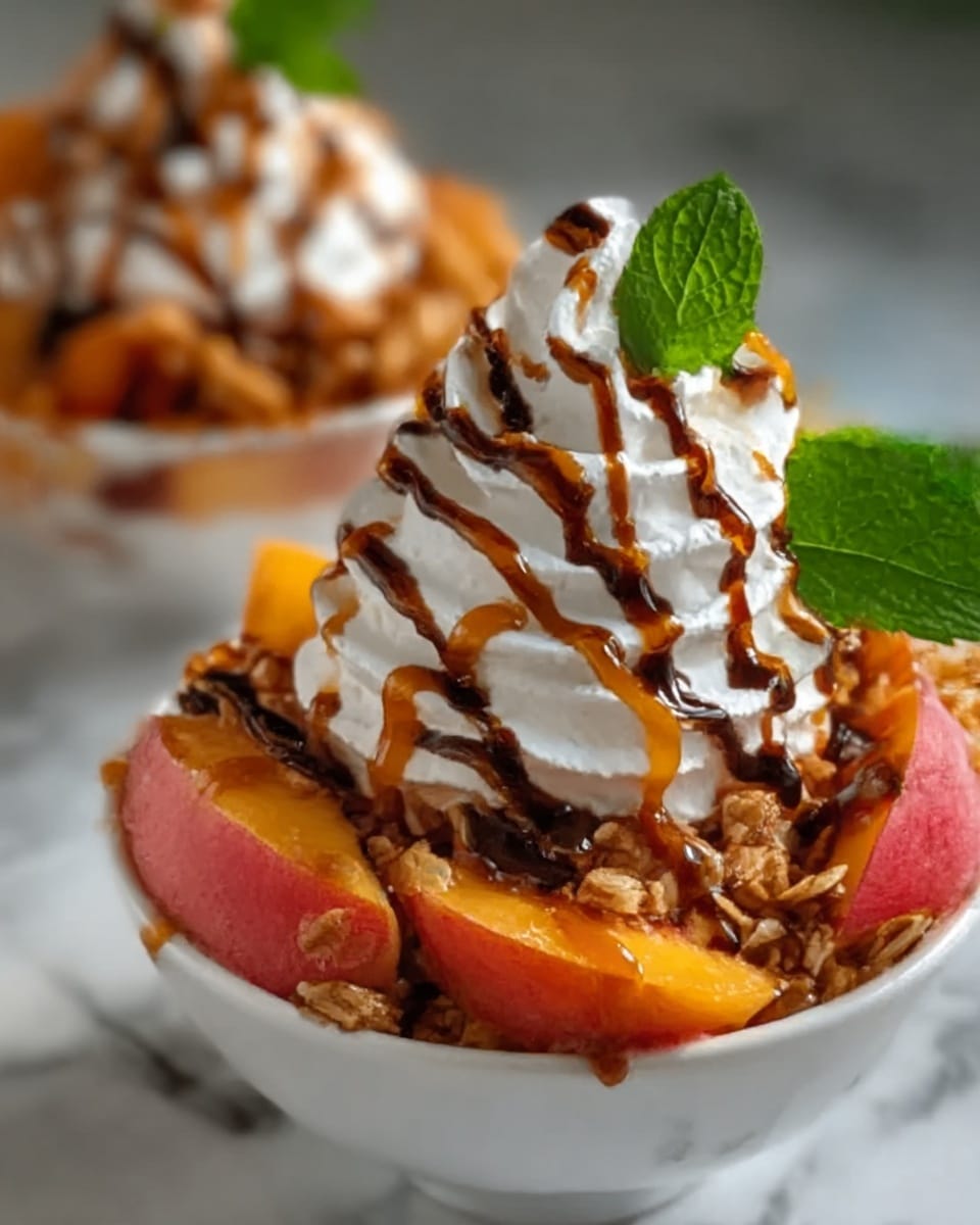 Grilled Peach Sundaes Recipe - Recipe Image