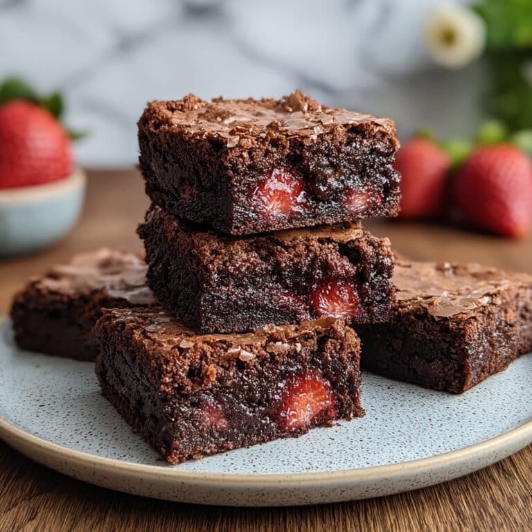 Strawberry Brownies Recipe