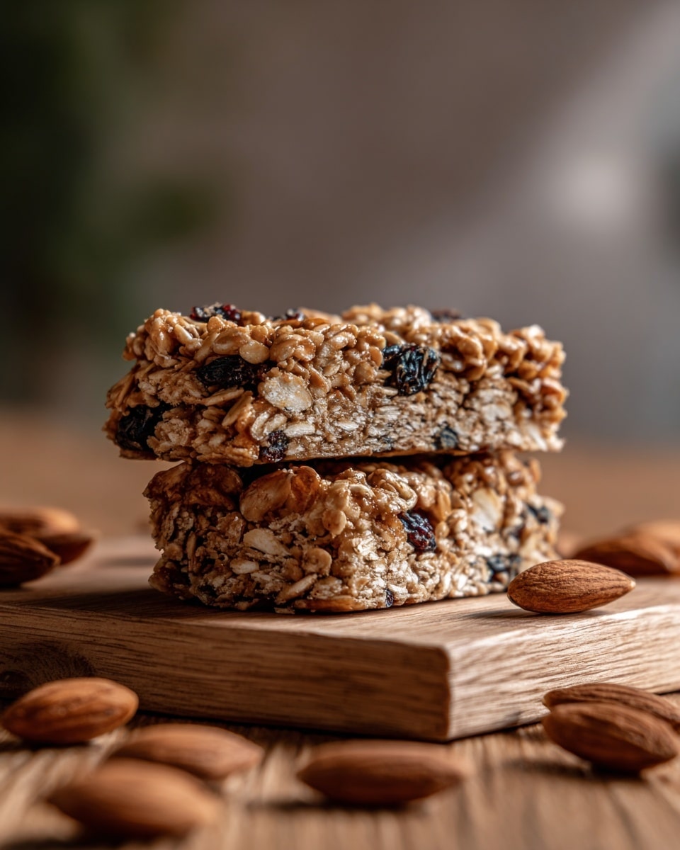 Chewy Homemade Granola Bars Recipe - Recipe Image