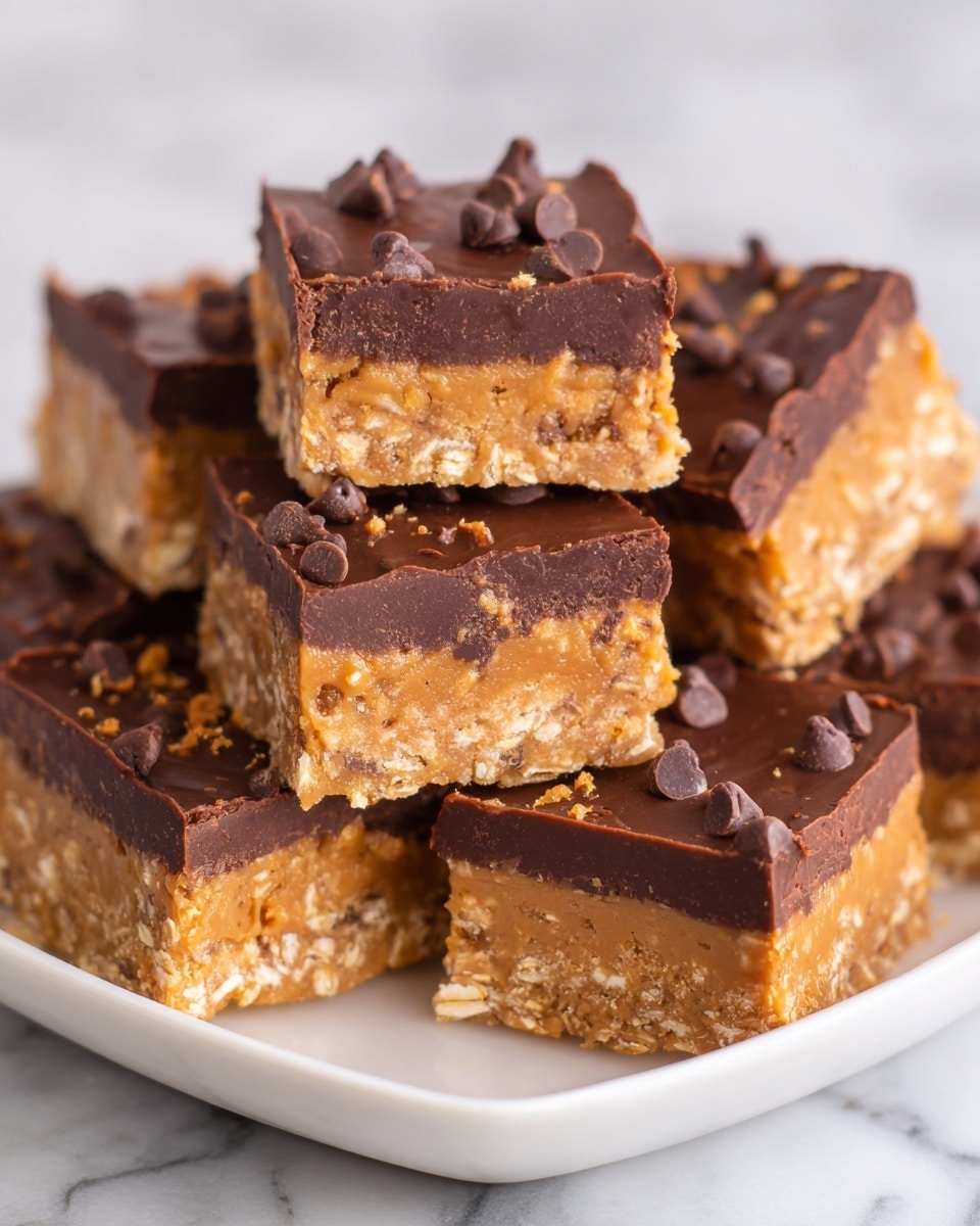 Chocolate Chip Peanut Butter Protein Bars Recipe - Recipe Image