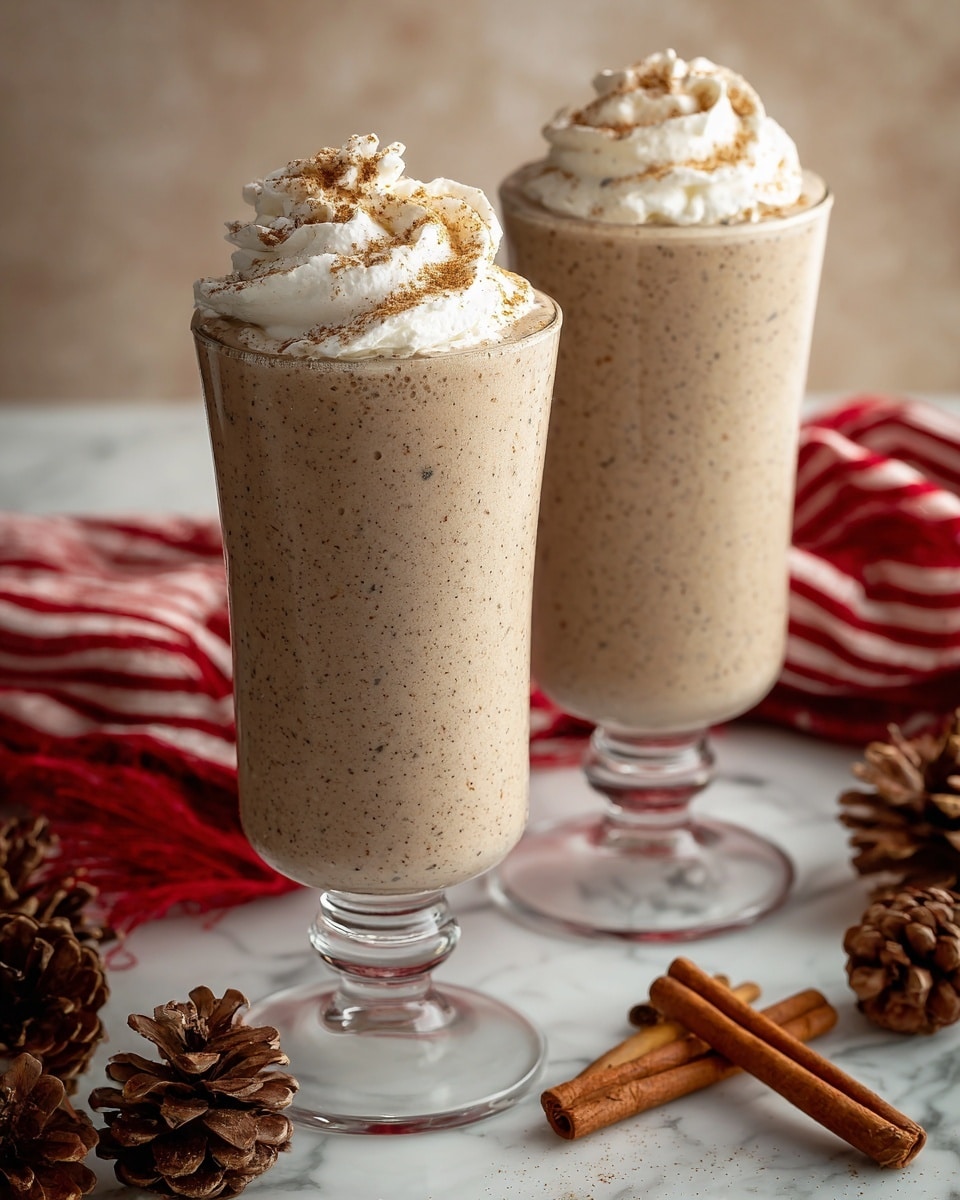 Eggnog Milkshake Recipe - Recipe Image