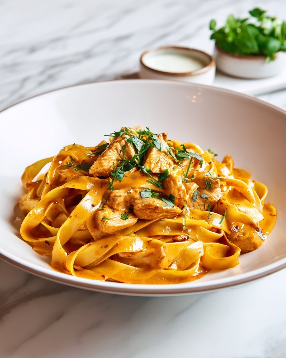 Cowboy Butter Chicken Linguine Recipe - Recipe Image